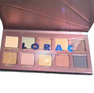 NWT Lorac Unzipped Ocean Sunset 10 Colors Eyeshadow Palette